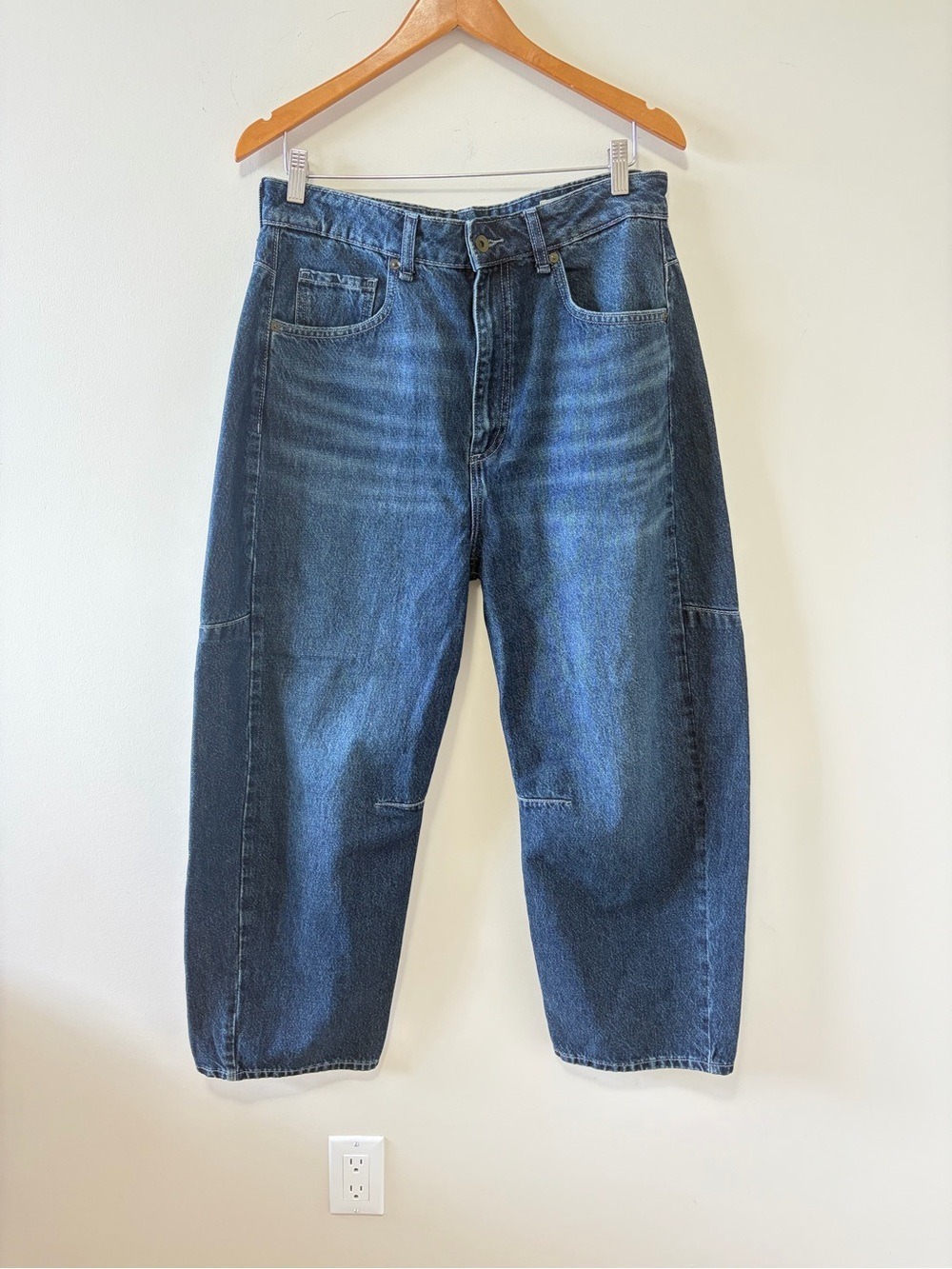 Rag & Bone Chase High Waist Barrel Leg Jeans Size 29 - Picture 3 of 11